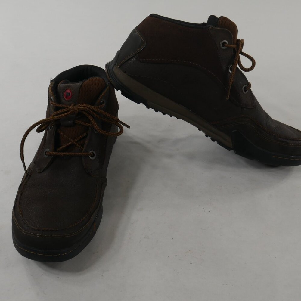 Merrell Braken Mountain Chukka Boots Brown Leather Lace Up Mens US 11 EU 45